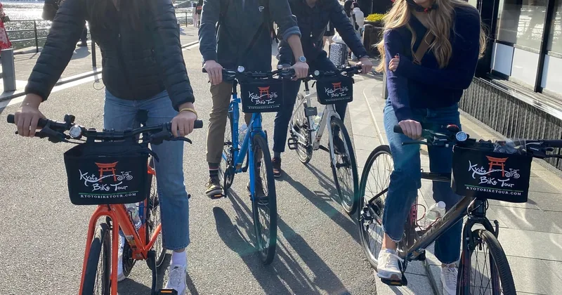 Kyoto: Afternoon Bamboo Forest and Monkey Park Bike Tour